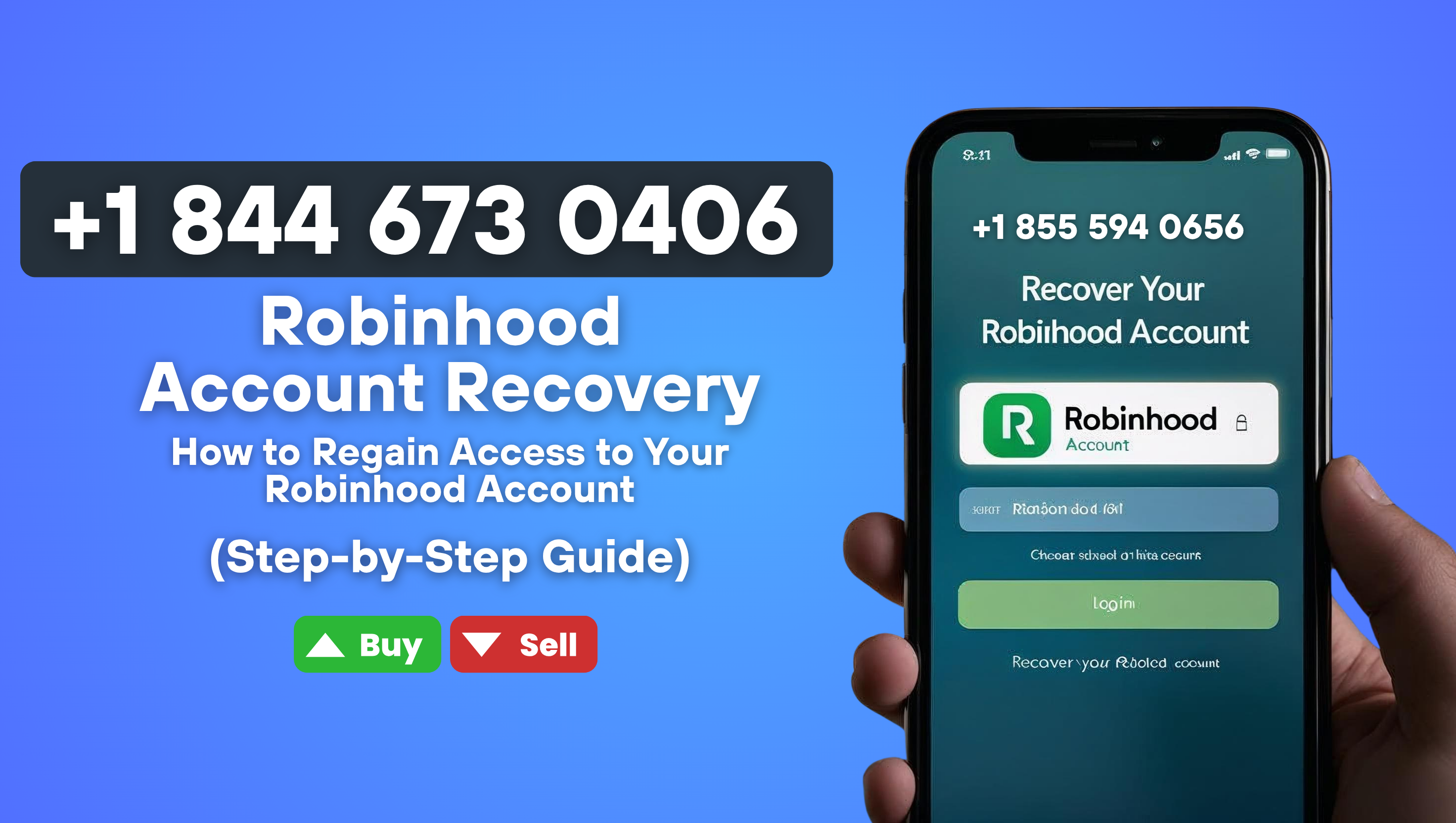 Robinhood Account Recovery +1 855 594 0656